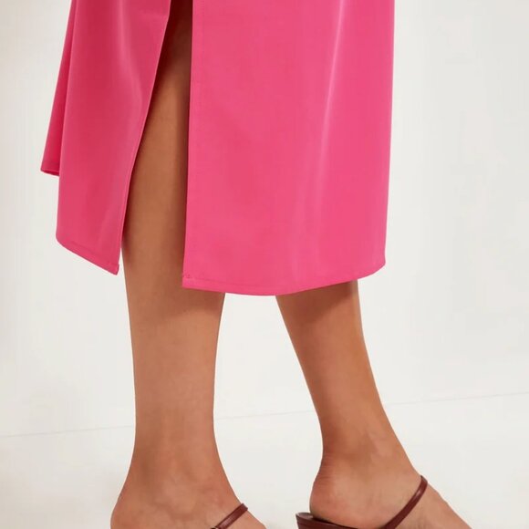 Tuckernuck Hot Pink Feather Jamie Dress | SMALL | SIZE 4-6 | NWT - Picture 4 of 15